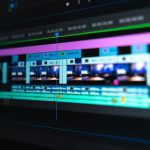 Video Editing - flat screen monitor