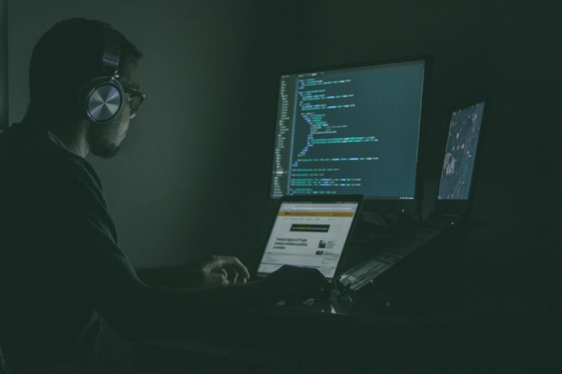 Science Workstation - person using laptop computers