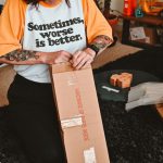 Mechanical Keyboard DIY - a person with a box on the lap