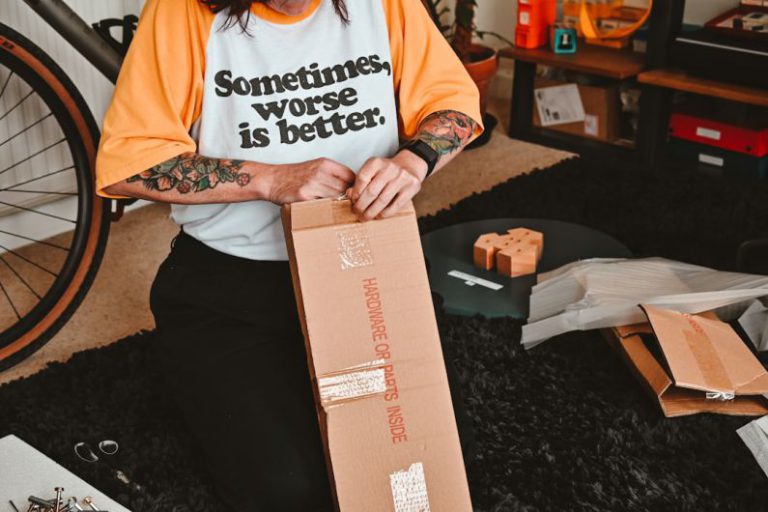 Mechanical Keyboard DIY - a person with a box on the lap