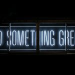 Energy Efficient PC - Do Something Great neon sign