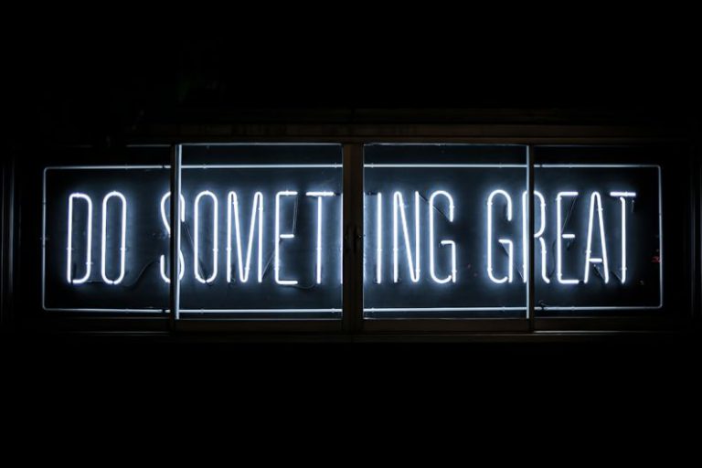 Energy Efficient PC - Do Something Great neon sign