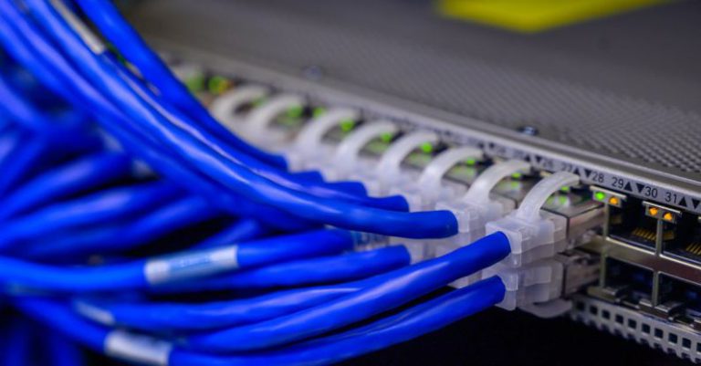 Cable Management - Cables Connected to Ethernet Ports