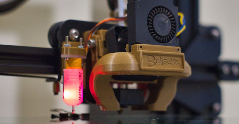 3D Printed - 3D Printer in a Workshop