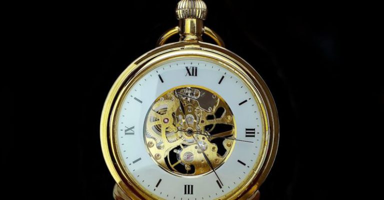 Second-hand Parts - Close-up of Watch Against Black Background